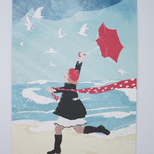 Maltempo - Cartolina Grande - Estate - Giardinaggio - Waldorf - Tavola Stagionale - Mare - Sulla Spiaggia - Art. SOPK279
