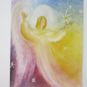 Engel - Weihnachten - Advent - Postkarte für den Jahreszeitentisch - Waldorf- Art. Nr. WIPK130