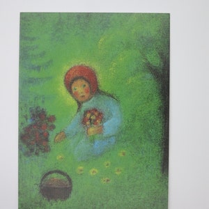 Chapeuzinho Vermelho - Mesa Sazonal - Cartão Postal - Waldorf - Item nº MÄRPK68