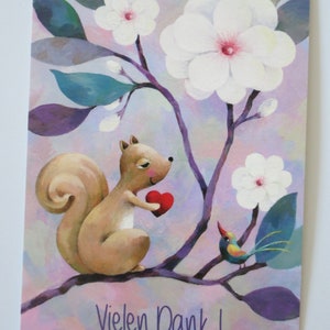 Vielen Dank - Dankeschönkarte - Postkarte- Art.Nr. GRPK51