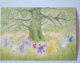 Fairy Dance - Postcard - Seasonal Table - Waldorf