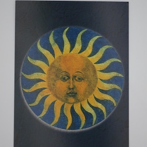 Sole - Cartolina per la tavola stagionale - Estate - Waldorf - Arte. SOPK387