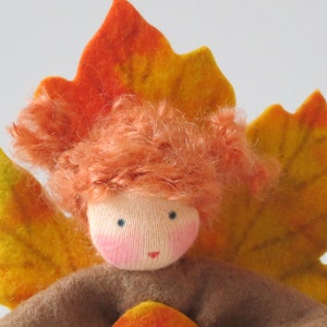 Autumn Fairy Flower Child Waldorf Nature Table image 1