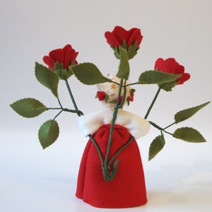 Red Rose Flower Child Waldorf Nature Table image 5