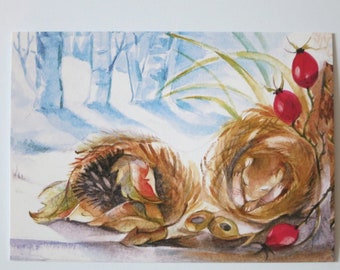 Hibernation - Postcard - Seasonal Table - Waldorf