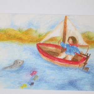 Agosto - Tavola Stagionale - Cartolina - Waldorf - Art. SOPK117