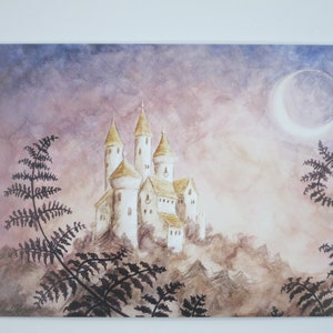 Castello delle fiabe - Tavola stagionale - Cartolina - Waldorf - Fiaba - Autunno - Articolo n.HEPK228