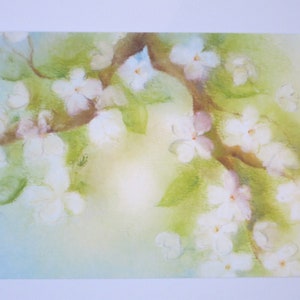 Ramo fiorito - cartolina per la tavola stagionale - Primavera - Waldorf - Art.No. FRPK74