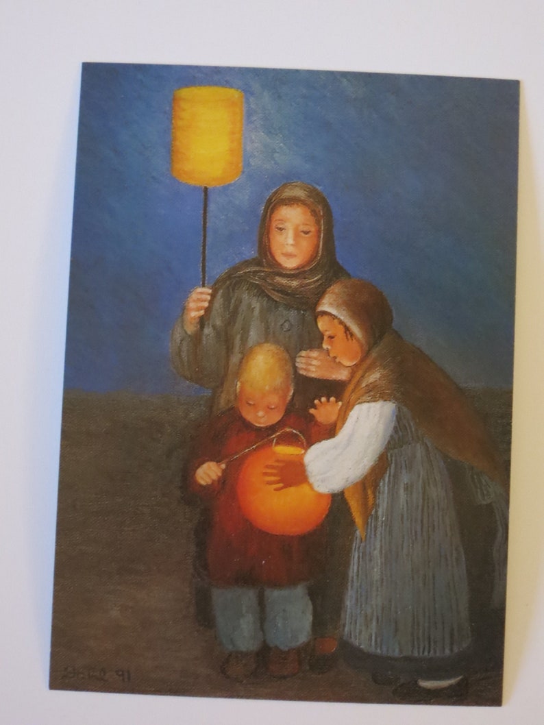 Postcard Martin/'s Evening Waldorf Seasonal Table