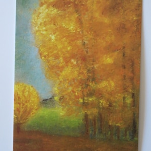 Arbres d'automne - table saisonnière - carte postale - automne - Waldorf- article n°HEPK170