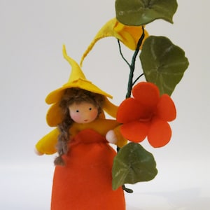 Indian Cress - Flower Child - Waldorf Inspired - Nature Table