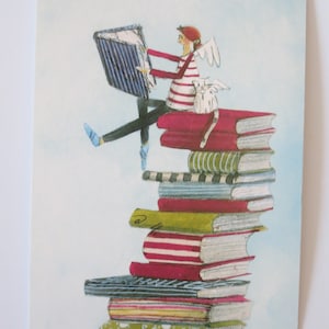 Bookworm - Bookworm - Livres - Carte de vœux - Carte postale - Article n° WIPK373