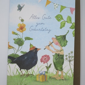 Alles Gute zum Geburtstag - Giesbert - Geburtstagskarte - Karte mit Umschlag - Doppelkarte - Art.Nr. GRPK1
