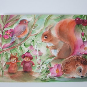 Verão - Postal para a Mesa Sazonal - Waldorf - Art. SOPK148