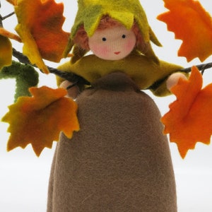 Maple Tree - Flower Child - Waldorf - Nature Table- Handmade-Autumn Decoration