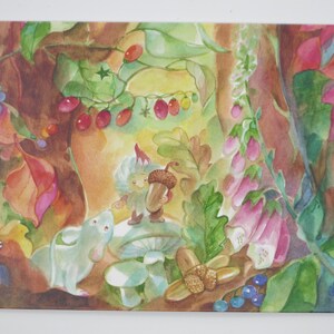 Wie heißt du?  - Postkarte - Jahreszeitentisch - Waldorf- Art. Nr.HEPK177