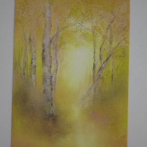 Birch Forest - Postcard for the Seasonal Table - Autumn - Waldorf - Art. No. HEPK316
