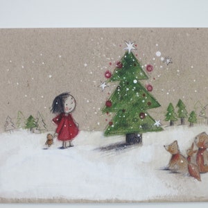 Oh, Tannenbaum - Jahreszeitentisch - Postkarte - Waldorf - Weihnachten - Weihnachtsbaum - Winter- Art. Nr. WIPK159