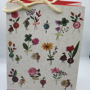 Fiori estivi - sacchetto regalo - regalo di compleanno - Art. GP46
