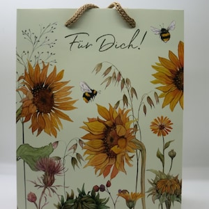 Für Dich - Sonnenblumen - Geschenktasche - Geburtstagsgeschenk - Art. GP33