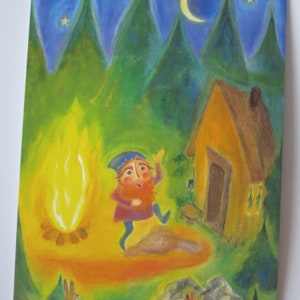 Rumpelstilzchen - Jahreszeitentisch - Postkarte - Märchen - Kinder - Waldorf- Art. Nr. MÄRPK47
