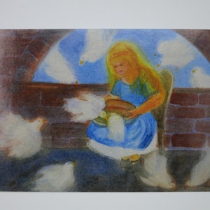 Aschenputtel - Jahreszeitentisch - Postkarte - Waldorf - Märchen - Kinder- Art. Nr. MÄRPK43