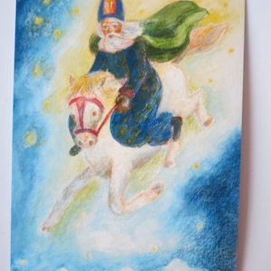 San Nicola - Tavola stagionale - Cartolina - Avvento - Waldorf - Inverno - Natale - Articolo n. WIPK263
