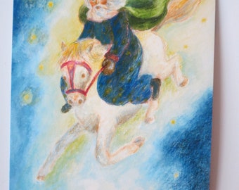 Sankt Nikolaus - Jahreszeitentisch - Postkarte - Waldorf