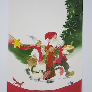 Weihnachtsfeier- Postkarte - Jahreszeitentisch - Waldorf - Winter - Weihnachten - Advent- Art. Nr. WIPK117