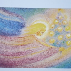 Christkindleins Baum - Postkarte für den Jahreszeitentisch - Christkind - Weihnachten - Advent - Waldorf- Art. Nr. WIPK133