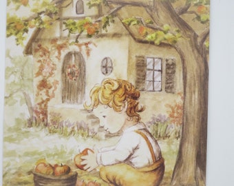 Apple Harvest - Seasonal Table - Postcard - Waldorf