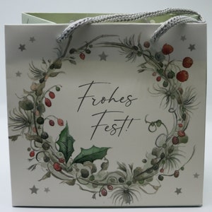 Frohes Fest - Geschenktasche klein - Weihnachtsgeschenk - Weihnachten - Geschenkverpackung - Art. GP18