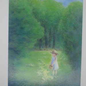 Juni - Jahreszeitentisch - Postkarte - Waldorf - Mädchen - Sommer - Kinder - Art. SOPK240
