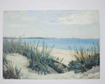 Dunes on the Baltic Sea - postcard - season table - Waldorf