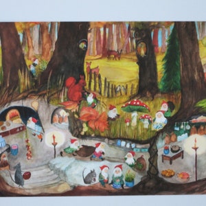 Cucina nana - tavola stagionale - cartolina - Waldorf- articolo n.HEPK7