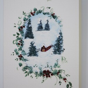Weihnachten im Stall  - Weihnachskarte mit Umschlag - Doppelkarte- Art. WK12