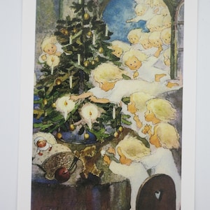 Freuet Euch, das Christkind ist da - Jahreszeitentisch - Postkarte - Waldorf - Weihnachten - Engel - Advent -  Art. Nr. WIPK81