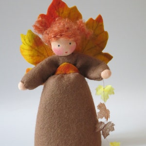 Autumn Fairy Flower Child Waldorf Nature Table image 2