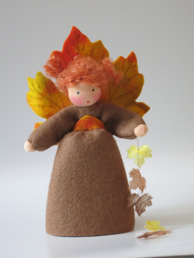 Autumn Fairy Flower Child Waldorf Nature Table image 2