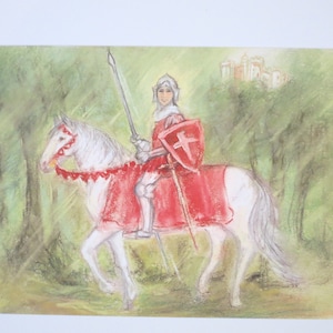 Ritter Parcival - Jahreszeitentisch -  Waldorf - Postkarte - Art. Nr. MÄRPK6