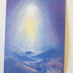 Weihnachtsnacht - Jahreszeitentisch -  Waldorf - Postkarte - Weihnachten - Advent - Winter- Art. Nr. WIPK97