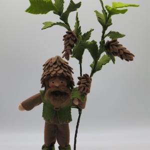 Fir - Flower Child - Waldorf - Nature Table- Handmade-Autumn Decoration