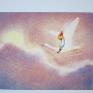 Niels Holgersson - Postkarte - Jahreszeitentisch -  Waldorf - Märchen - Schweden - Art. Nr. MÄRPK10