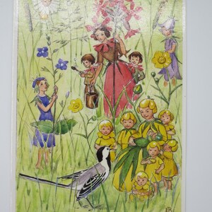 Die Blumenkinder - Postkarte - Jahreszeitentisch - Waldorf - Sommer - Blumen- Art.Nr FRPK41