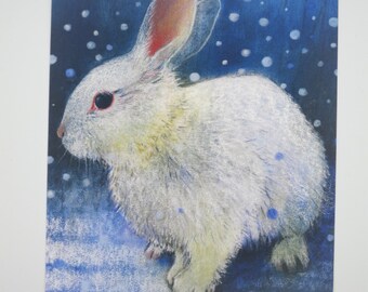 White Rabbit - Postcard - Seasonal Table - Waldorf