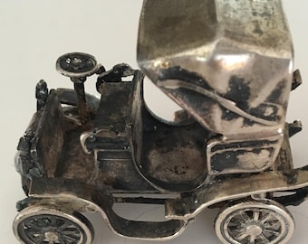 Coche Gobron Brillie 1899 800 plateado, totalmente hecho a mano, de los años 70