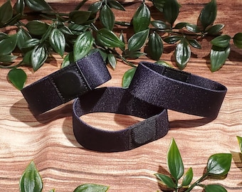 Plain Black Elastic Wristband (NFC)