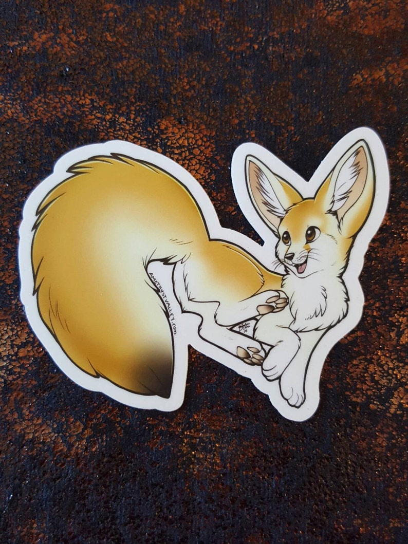 Fennec Fox Sticker Etsy
