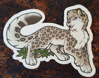 Snow Leopard Sticker