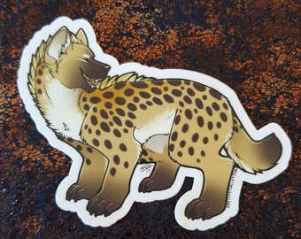 Spotted Hyena Sticker